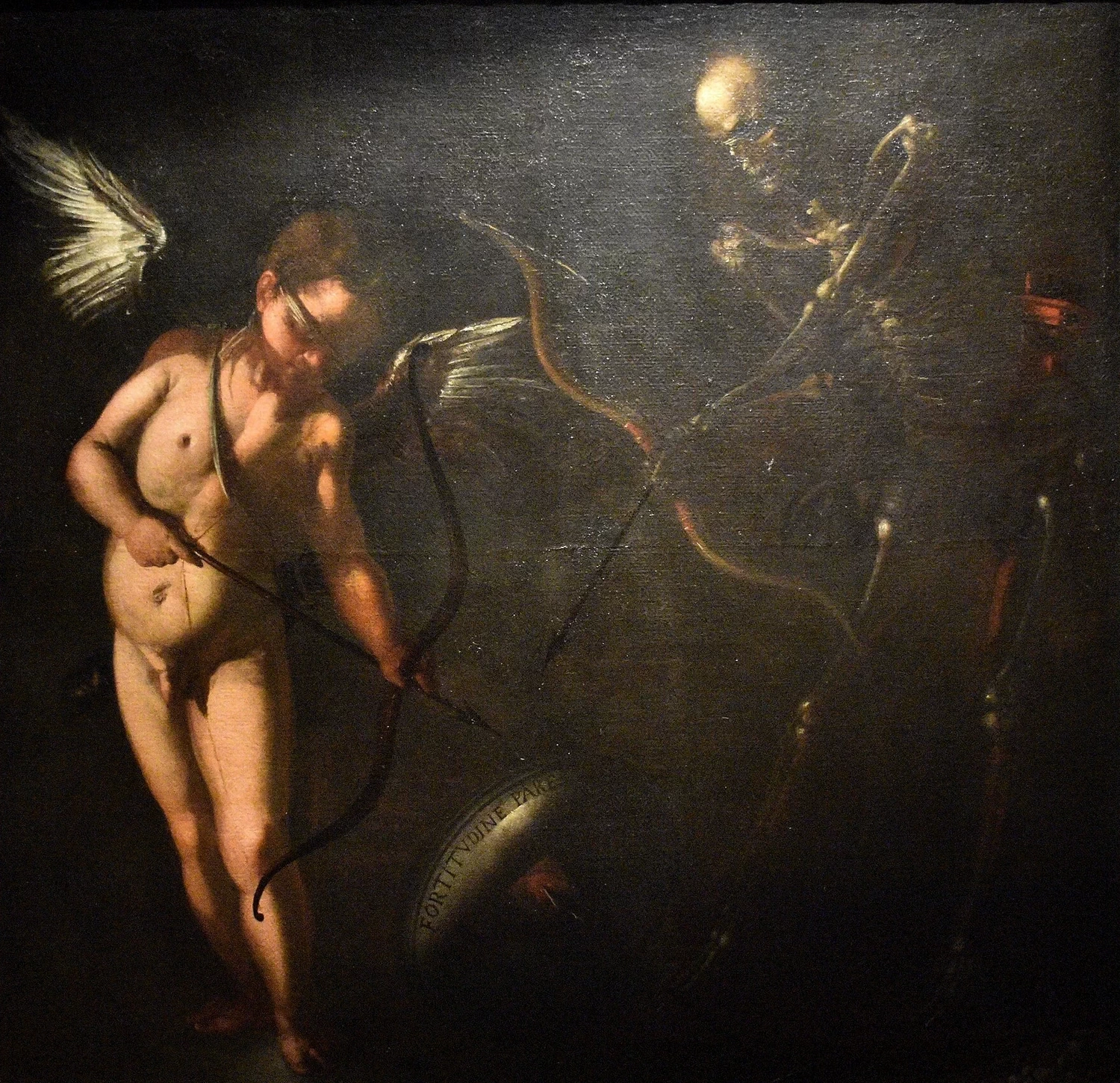 Giovanni Battista Caracciolo - Cupido e la morte, Museo della Cattedrale di Mdina (Malta)